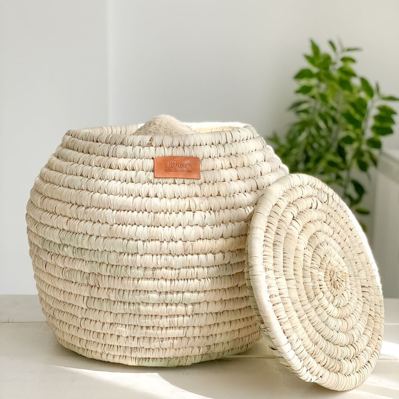 خرید و قیمت ظرف برنج حصیری مهتاک دکور کد 3