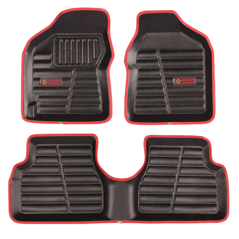 کفپوش سه بعدی خودرو لاستیک گیلان مدل چرم مناسب برای تیبا