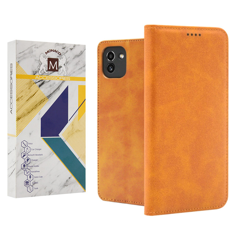 کیف کلاسوری موناکو مدل Zigo مناسب برای گوشی موبایل سامسونگ Galaxy A03