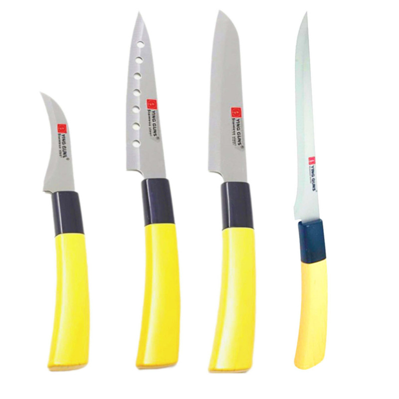 خرید و قیمت ست چاقو ینگ گانس مدل D0827 مجموعه 4 عددی