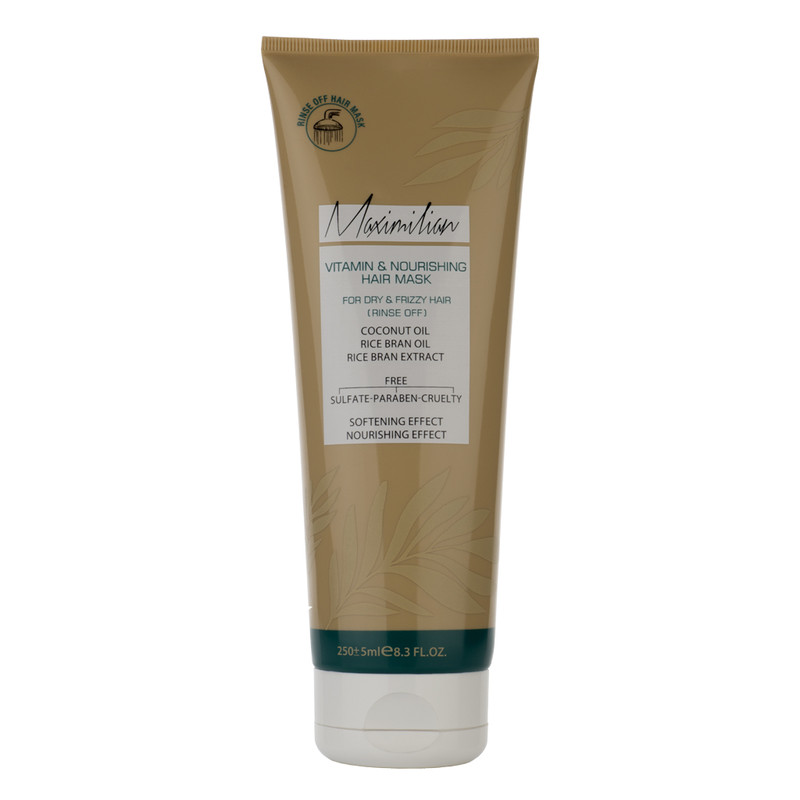 خرید و قیمت ماسک مو ماکسیمیلیان مدل ویتامینه و مغذی حجم 250 میلی لیتر