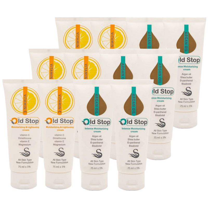 خرید و قیمت کرم مرطوب کننده اولد استاپ مدل Intense حجم 75 میلی لیتر مجموعه 12 عددی