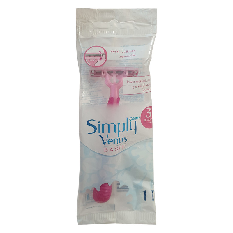 خودتراش ژیلت سری BASIC مدل SIMPLY VENUS 3