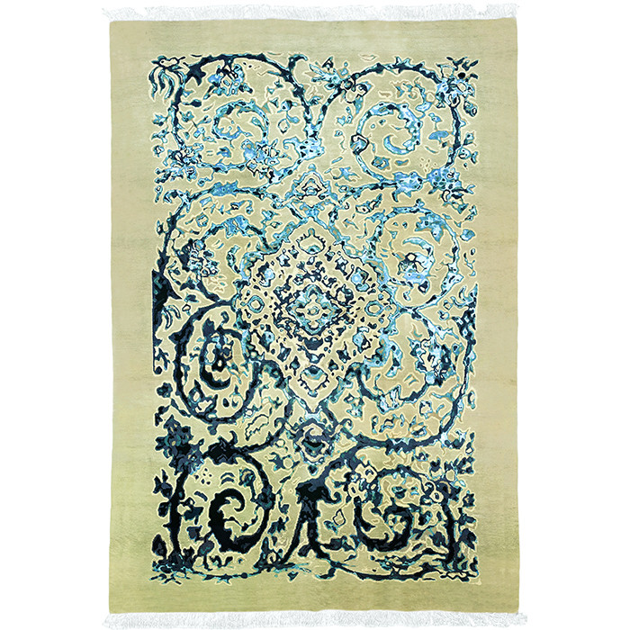 فرش دستبافت 5.2 متری نقاش پور طرح دیبا مدرن