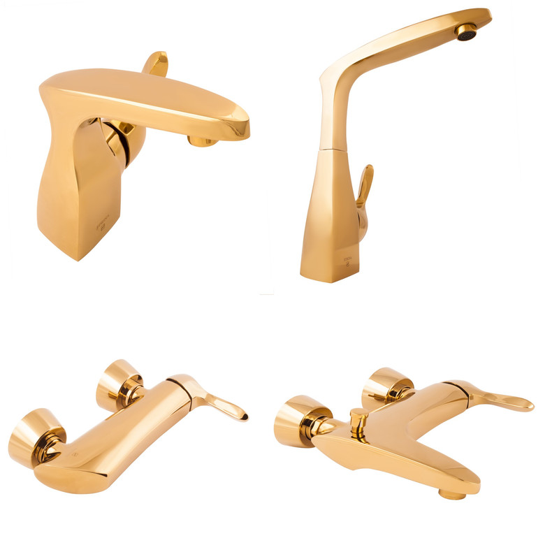 ست شیرآلات ادرینا مدل میلا مجموعه 4 عددی