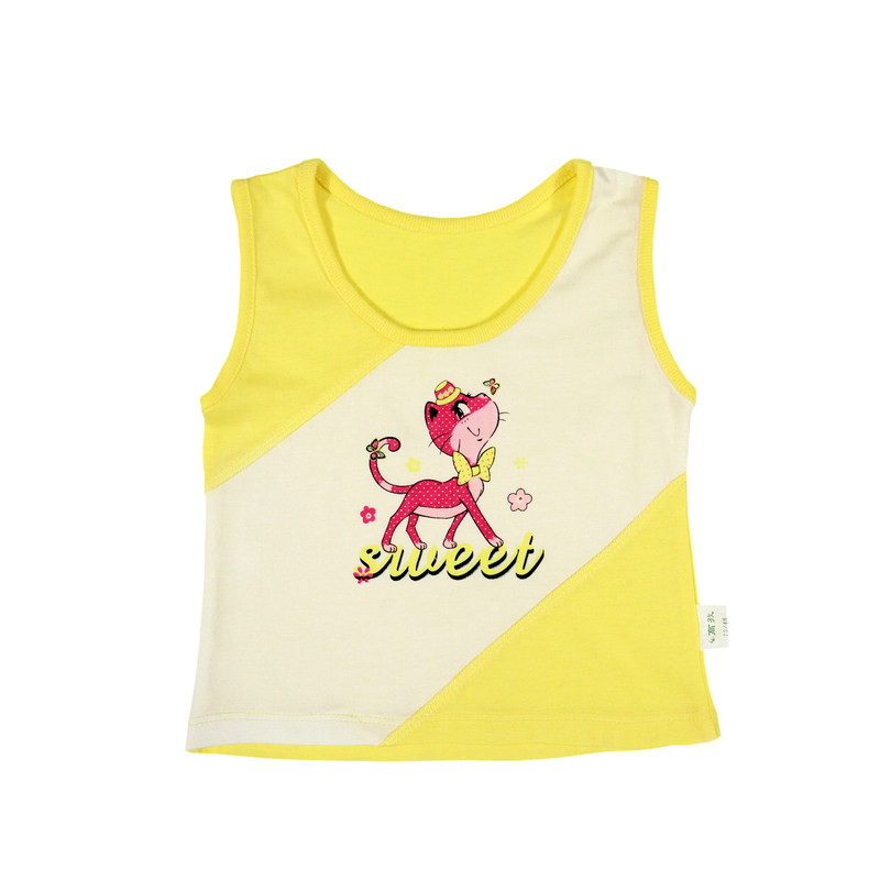 خرید و قیمت تاپ دخترانه طرح گربه کد Tn11