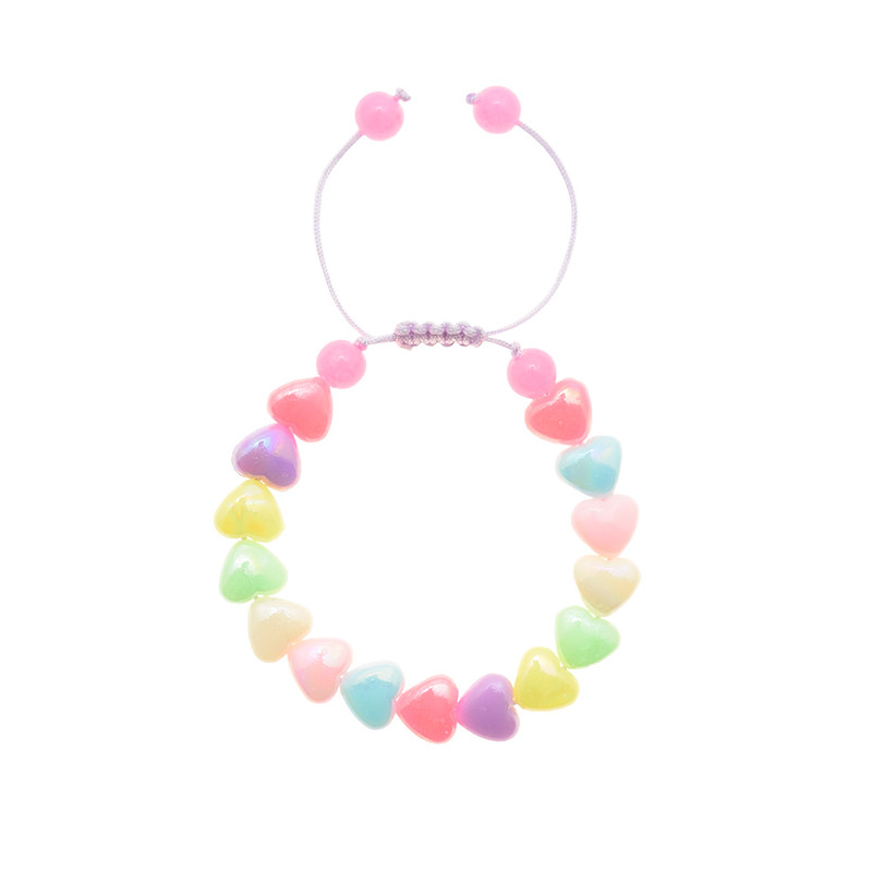 دستبند دخترانه دلنار گالری مدل قلب هولوگرامی