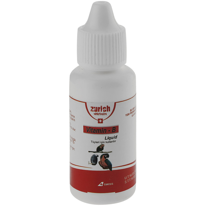 قطره ویتامین ب کمپلکس پرنده زوریخ کد 02 حجم 30 میلی لیتر