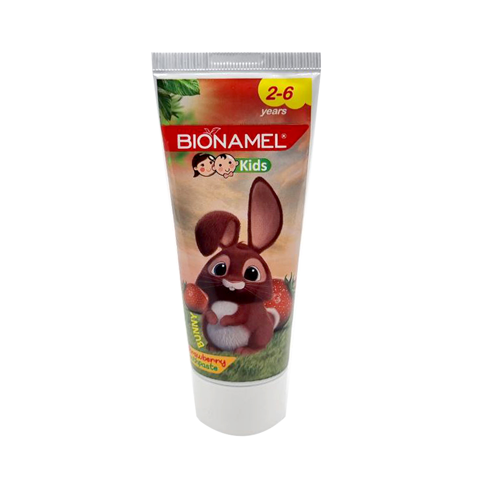 خرید و قیمت خمیر دندان کودک بایونمل مدل توت فرنگی حجم 75 میلی لیتر