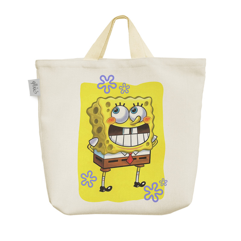 ساک خرید خندالو مدل باب اسفنجی کد 759