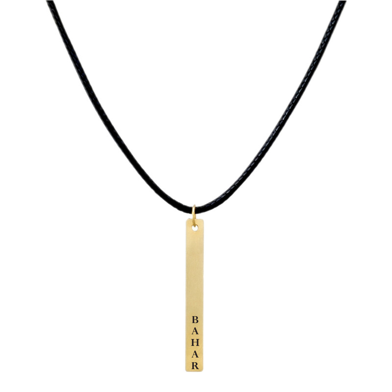 خرید و قیمت گردنبند طلا 18 عیار زنانه لیردا مدل اسم بهار 9011