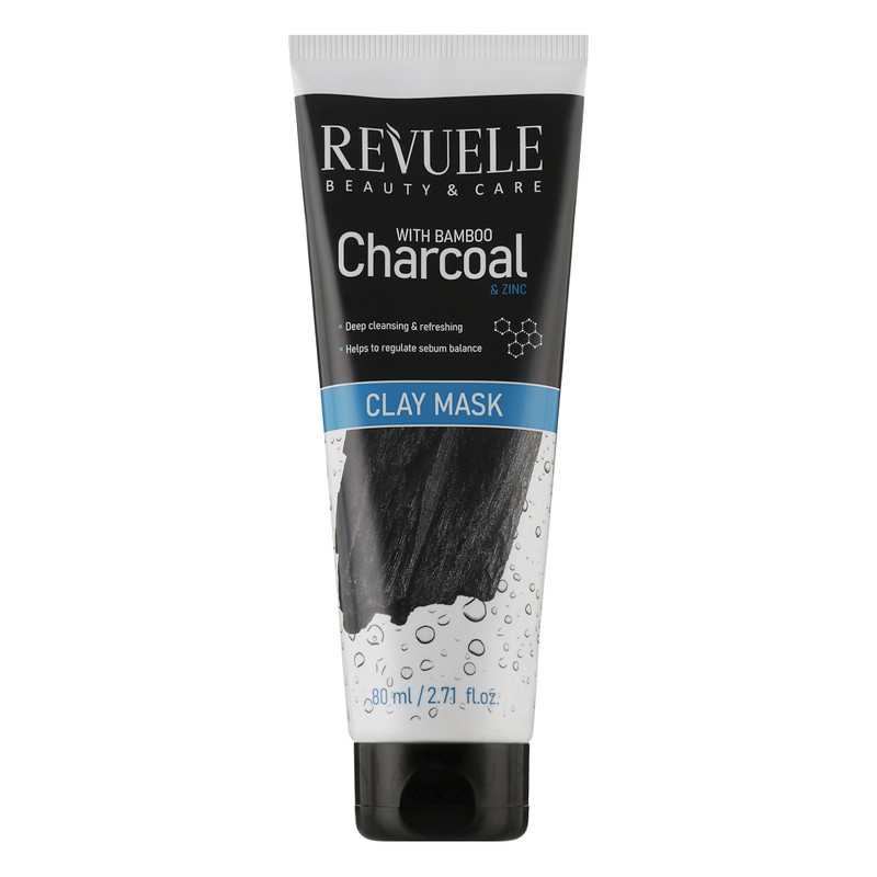 خرید و قیمت ماسک صورت رووئله مدل Bamboo Charcoal حجم 80 میلی لیتر