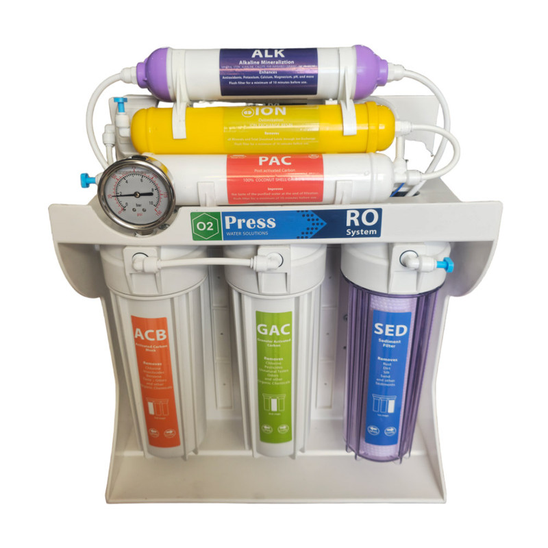 دستگاه تصفیه کننده آب آکوا مدل O2-Press-7up