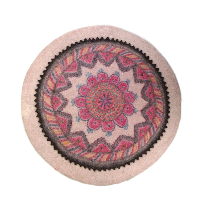 خرید و قیمت زیر انداز نمدی آرانیک مدل گل کد 1414500013