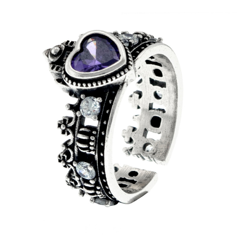 انگشتر زنانه برانت مدل تاج عشق