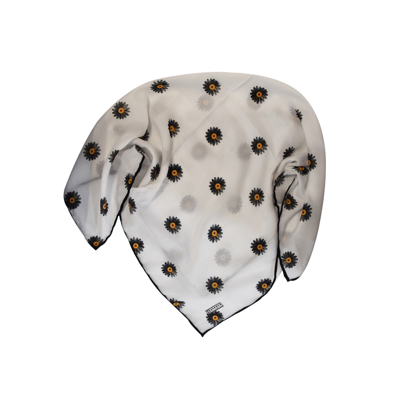 روسری زنانه مدل مینی اسکارف گلی