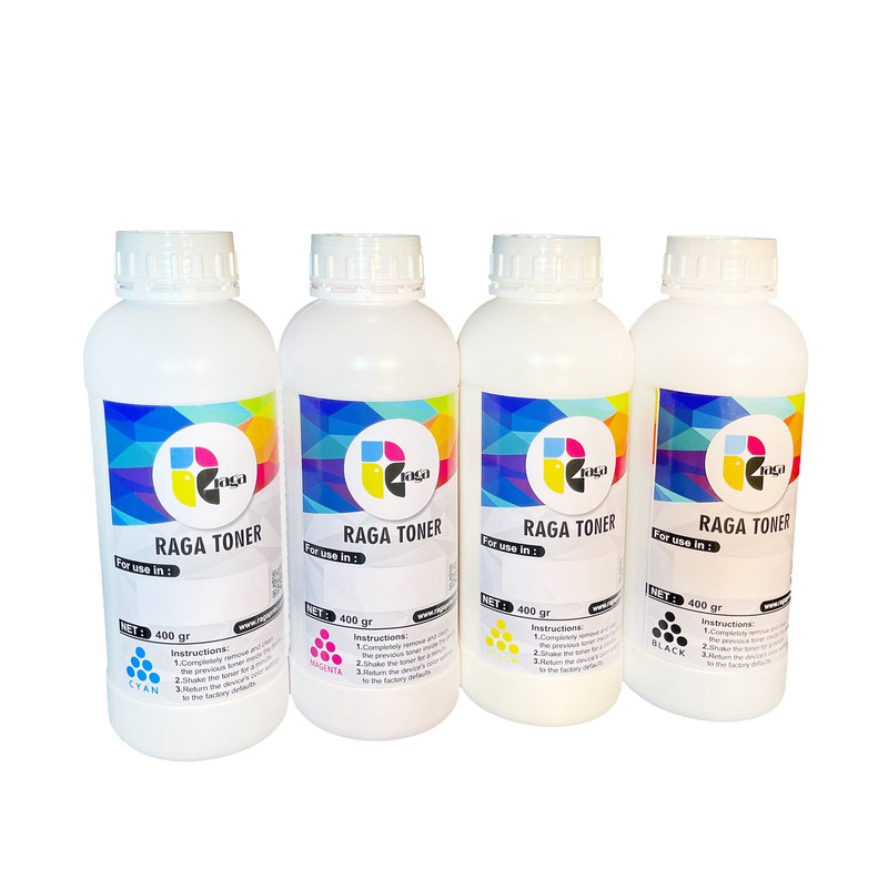 پودر شارژ تونر رنگی کونیکا مینولتا 452/552/652 حجم 1600 گرم مجموعه 4 عددی