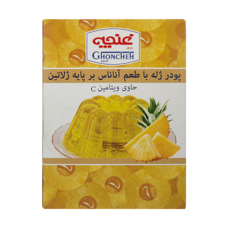 پودر ژله غنچه پرور با طعم آناناس - 100 گرم