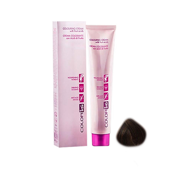 خرید و قیمت رنگ مو آی ان جی سری شکلاتی بلوطی شماره 5C حجم 100 میلی لیتر رنگ قهوه ای شکلاتی بلوطی