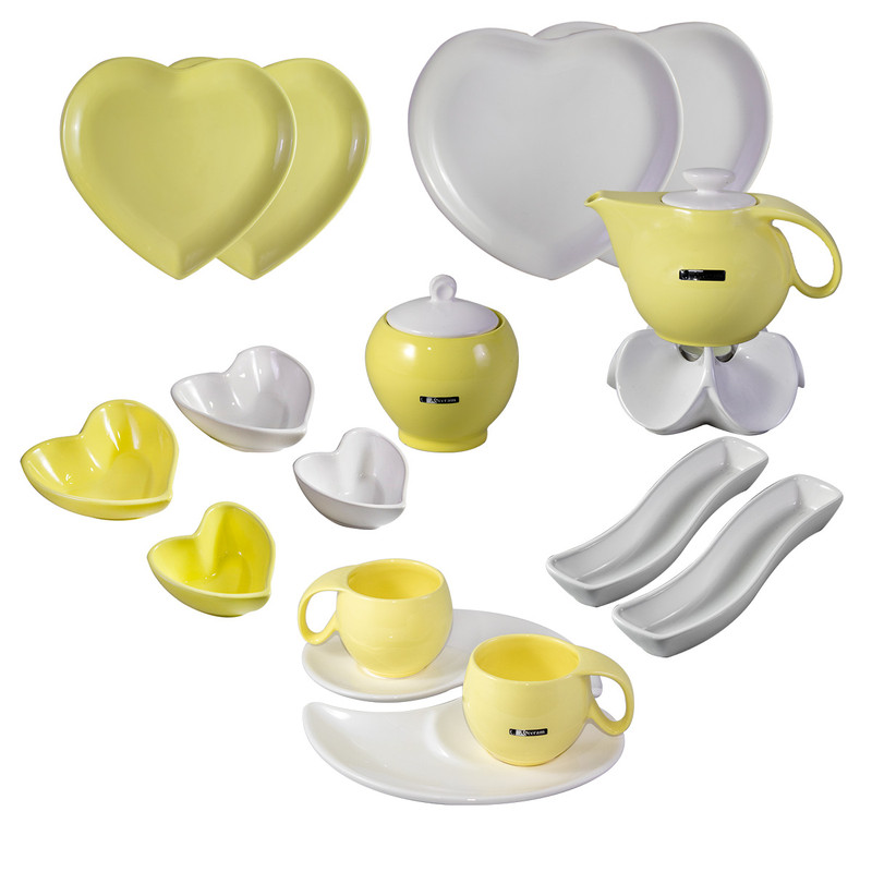 سرویس صبحانه خوری 17 پارچه آی سرام مدل ریتا کد 158