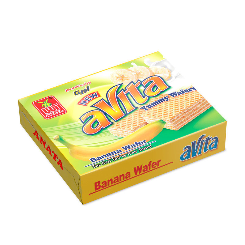 ویفر پذیرایی موزی لاویتا - 50 گرم