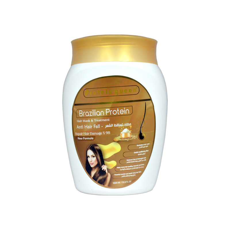 ماسک مو پروتئین کوئین مدل برزیلی حجم 1000 میلی لیتر