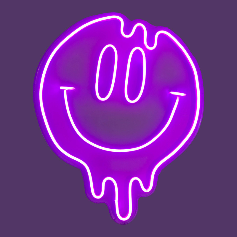 چراغ دیواری طرح نئون لبخند