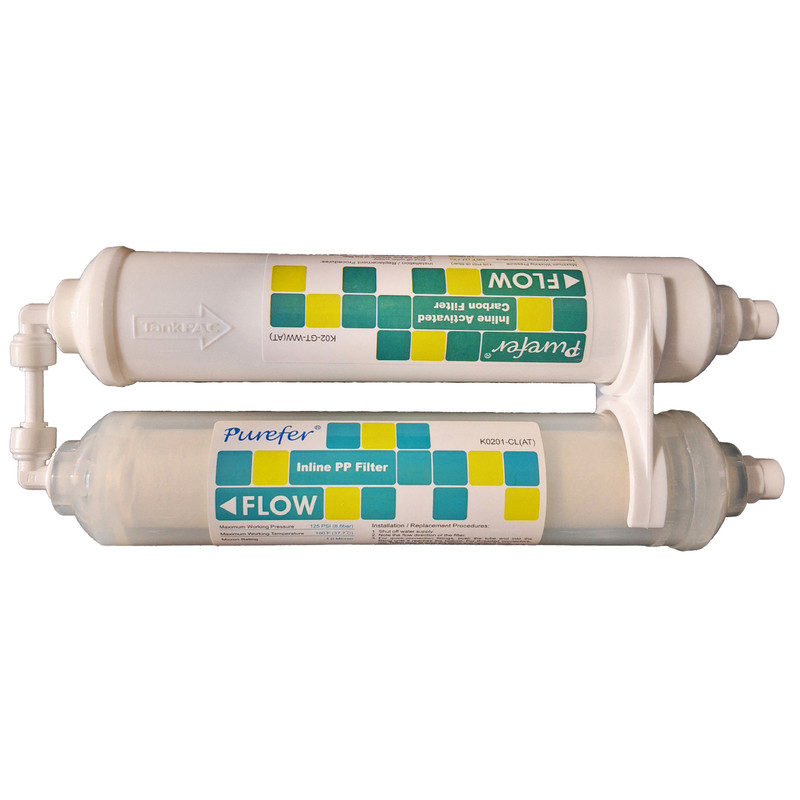 فیلتر تصفیه یخچال ساید تانک پک مدل پیوریفر کد K02 / K0201 10.5 مجموعه 2 عددی