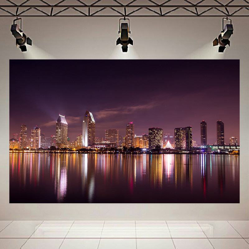 پوستر طرح نمای شهری مدل سن دیگو آمریکا کد AR22950