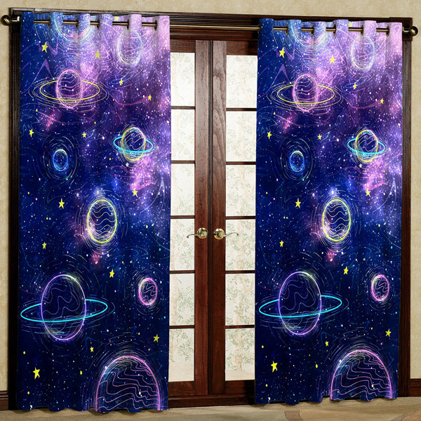 پرده مدل مخمل پانچی کد 7408 سایز 280x140 سانتی متر