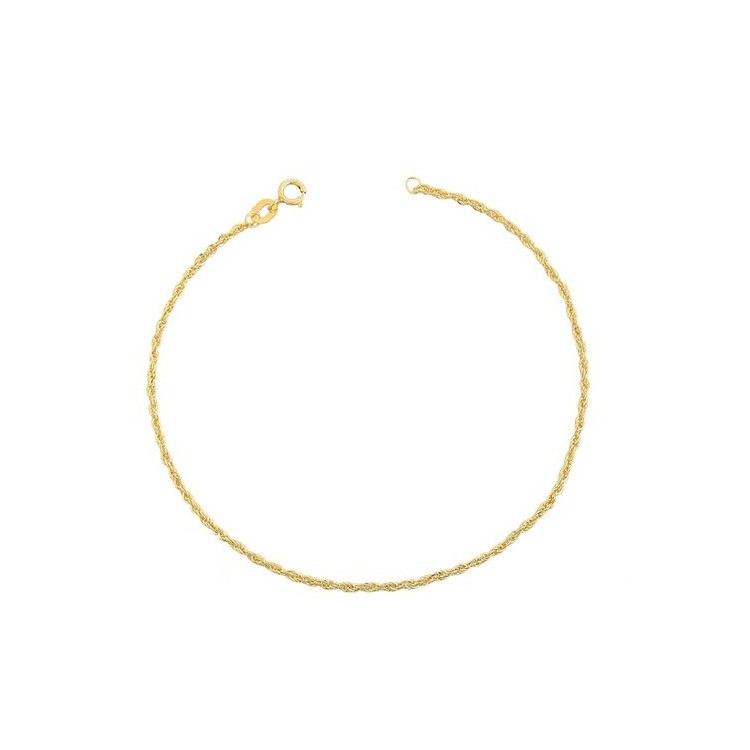 خرید و قیمت دستبند زنجیری طلا 18 عیار زنانه میو گلد مدل BR653