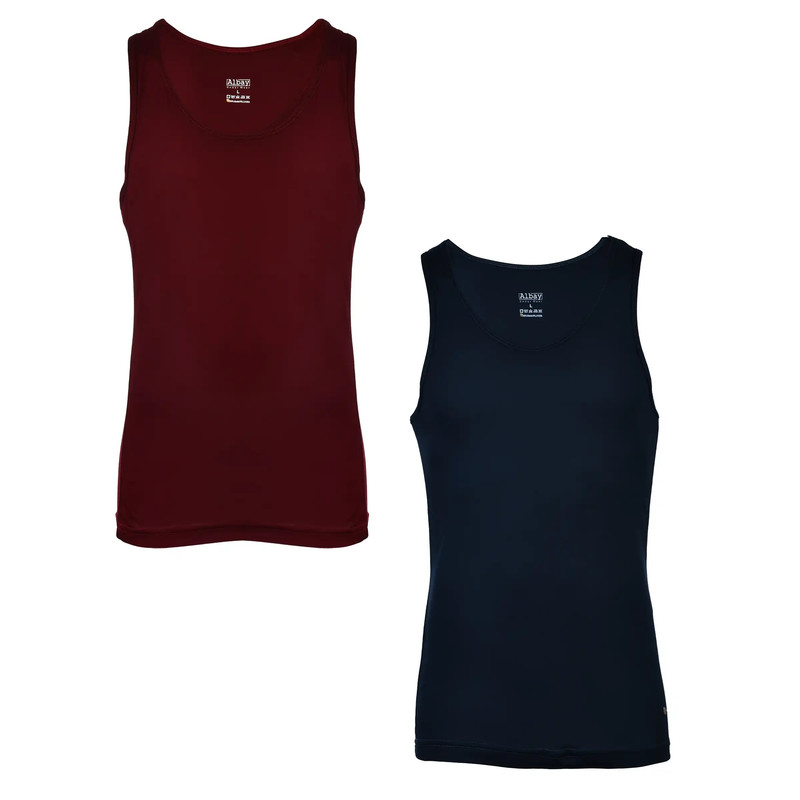 زیرپوش بدون آستین مردانه مدل MDSS-CG7650 بسته دو عددی