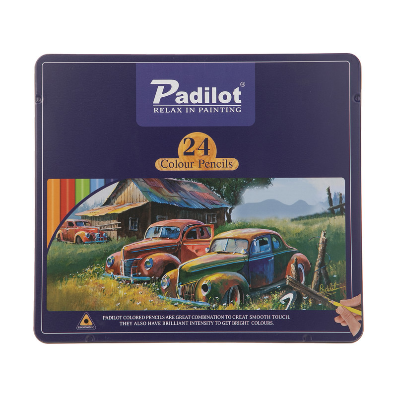 مداد رنگی 24رنگ پادیلوت مدل F-80224-3