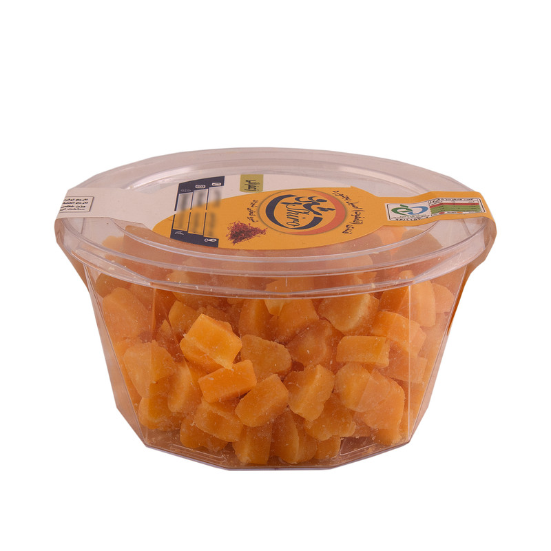 خرید و قیمت قندی قامفوت بجنورد با طعم زعفرانی شیرو - 300 گرم