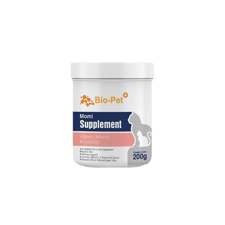خرید و قیمت مکمل گربه بایو پت مدل Momi Supplement وزن 200 گرم