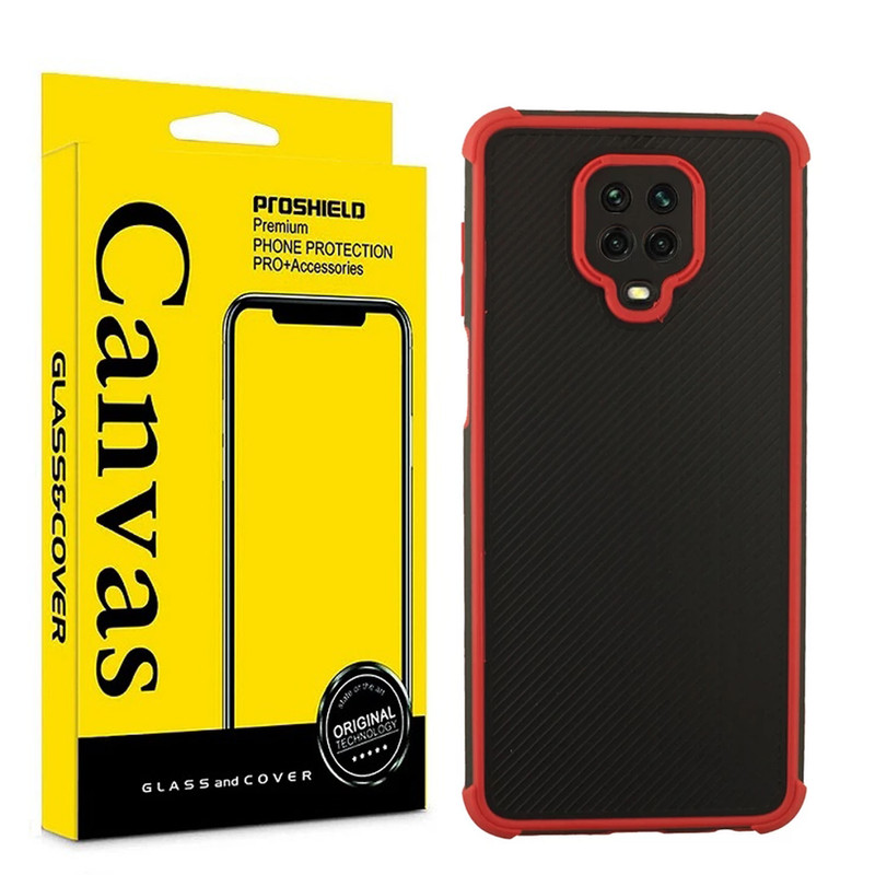کاور کانواس مدل Carbon Bumper مناسب برای گوشی موبایل شیائومی Redmi Note 9s/ 9 Pro