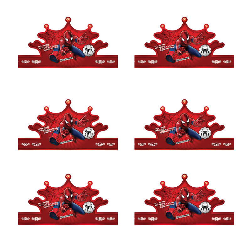 تاج طرح مرد عنکبوتی بسته 6 عددی