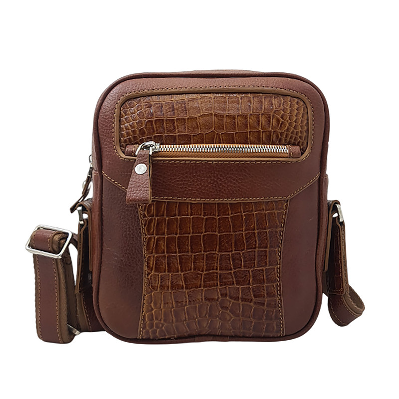 کیف رودوشی مردانه مدل آفاق چرم طبیعی گاوی کد S_220