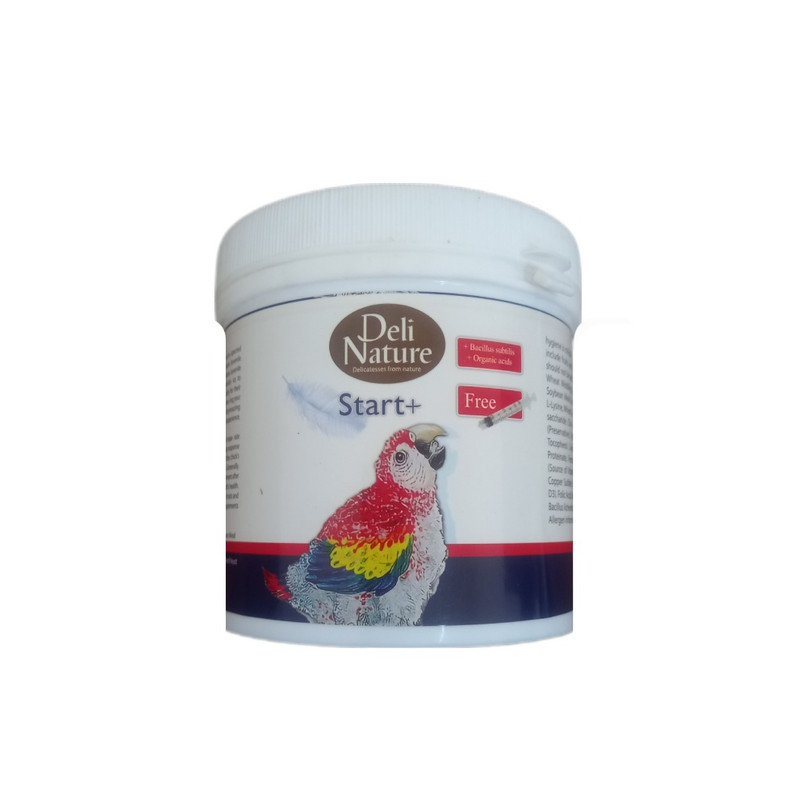 غذای کمکی پرندگان زینتی دلی نیچر مدل start وزن 300 گرم