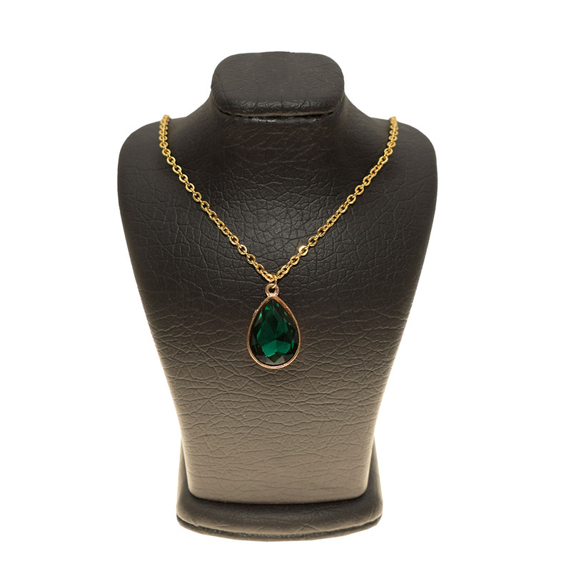 گردنبند زنانه دلنار گالری مدل اشک کریستالی