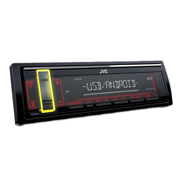 خرید و قیمت پخش کننده خودرو جی وی سی مدل KD-X168M