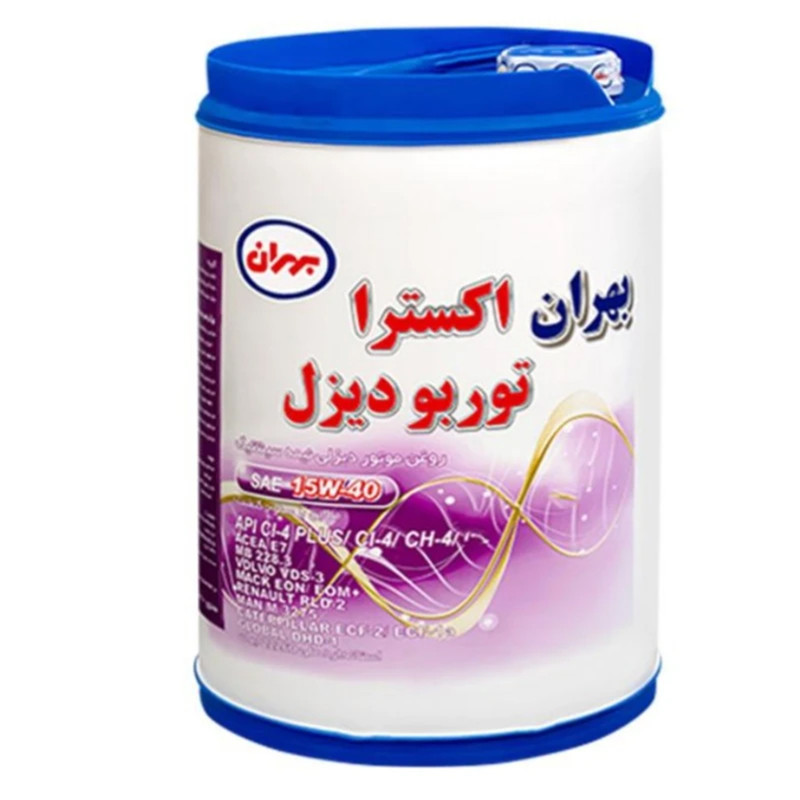 خرید و قیمت روغن موتور بهران مدل اکسترا توربو دیزل 15w40 حجم 20 لیتر