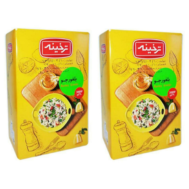 بلغور جو ترخینه 300 گرم بسته 2 عددی