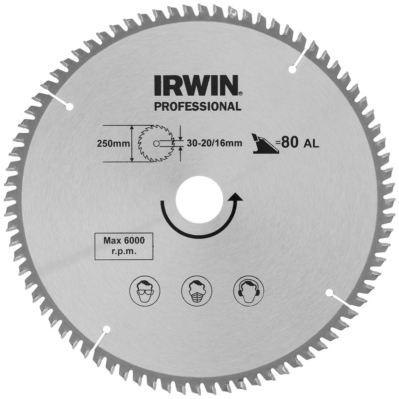 خرید و قیمت تیغه اره دیسکی آلومینیوم بر اروین مدل 1588 سایز 250 میلیمتر