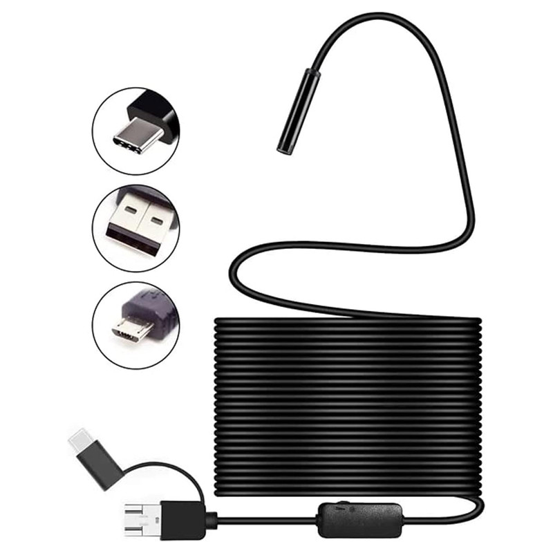 دوربین شلنگی مدل فلزی شکل پذیر ضدآب 20Meters New