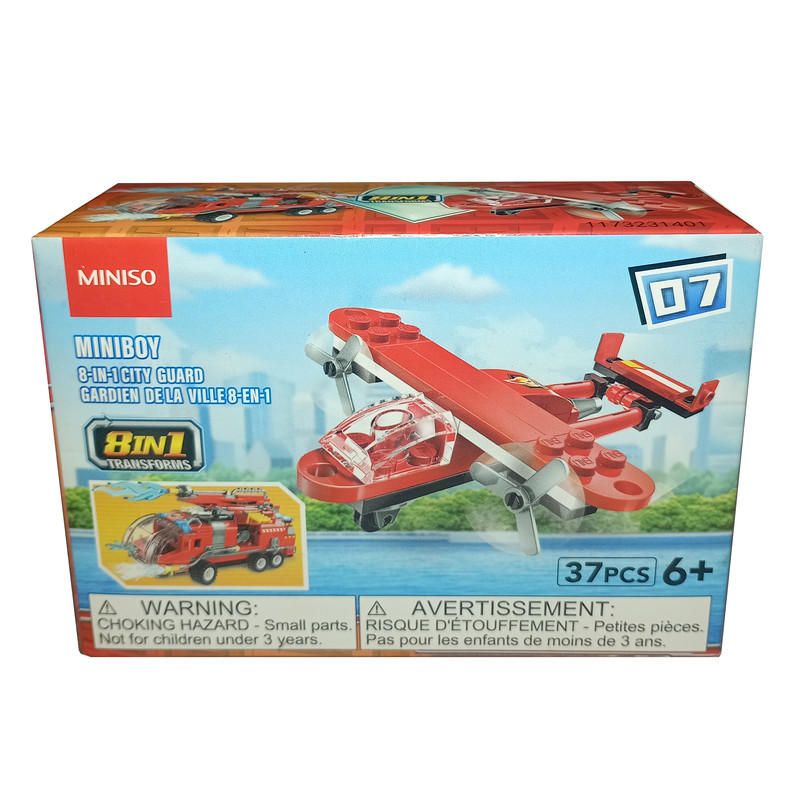 ساختنی مینیسو مدل Fire truck طرح PLANE