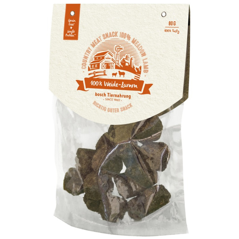 اسنک تشویقی سگ بوش مدل Country Snack Meadow Lamb-16308 وزن 80 گرم