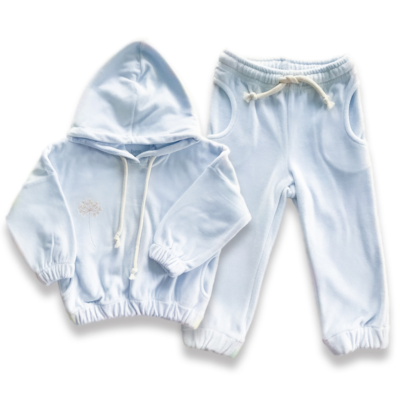 ست هودی و شلوار نوزادی بی سی سی مدل wish