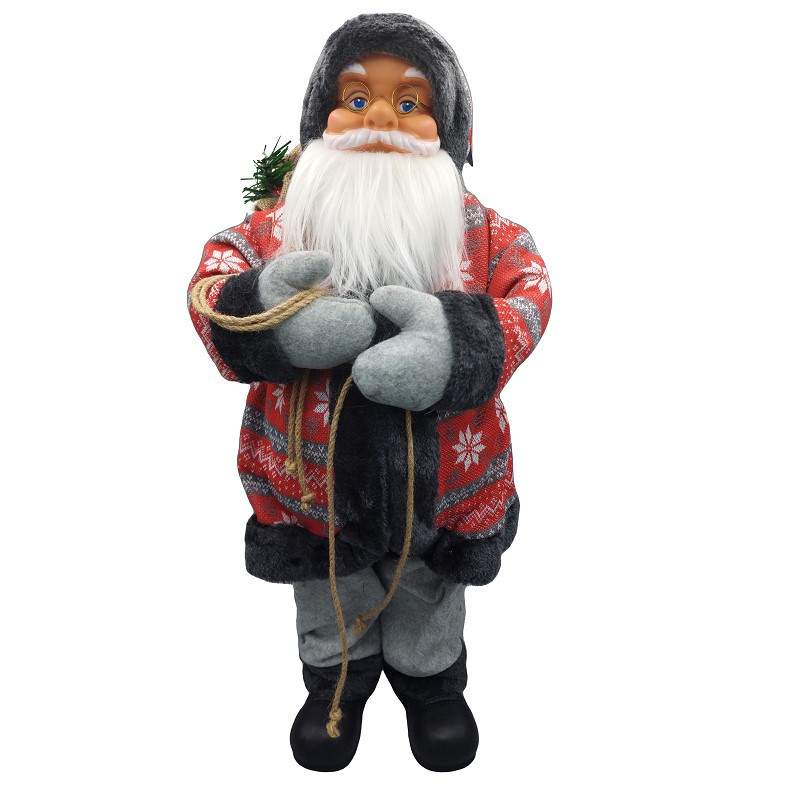 عروسک طرح بابانوئل کریسمس مدل کیوت ارتفاع 57 سانتیمتر
