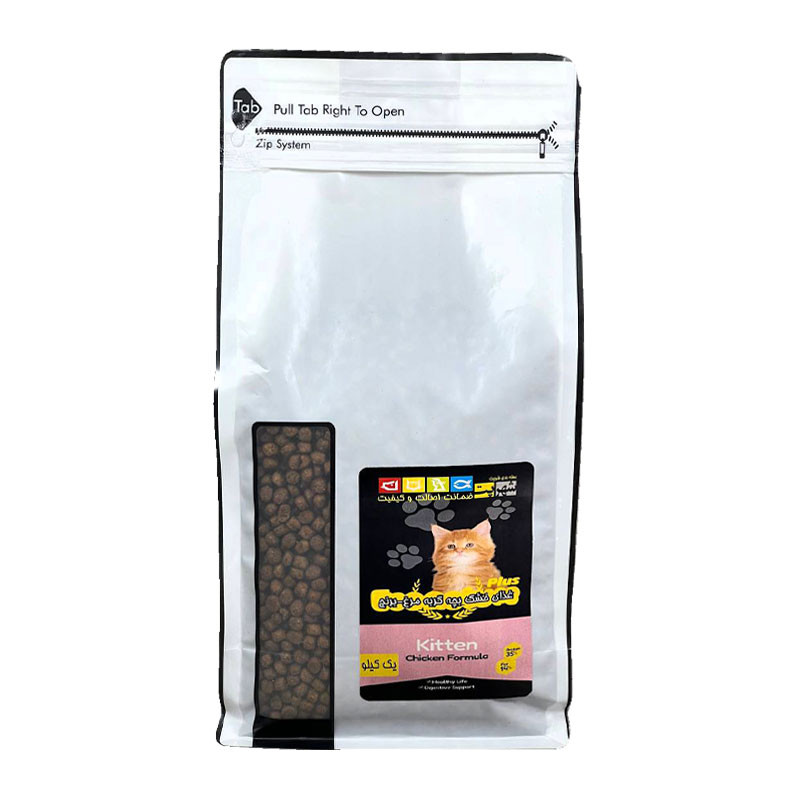 خرید و قیمت غذای خشک بچه گربه شهرپت مدل EcoNature Kitten وزن 1 کیلوگرم